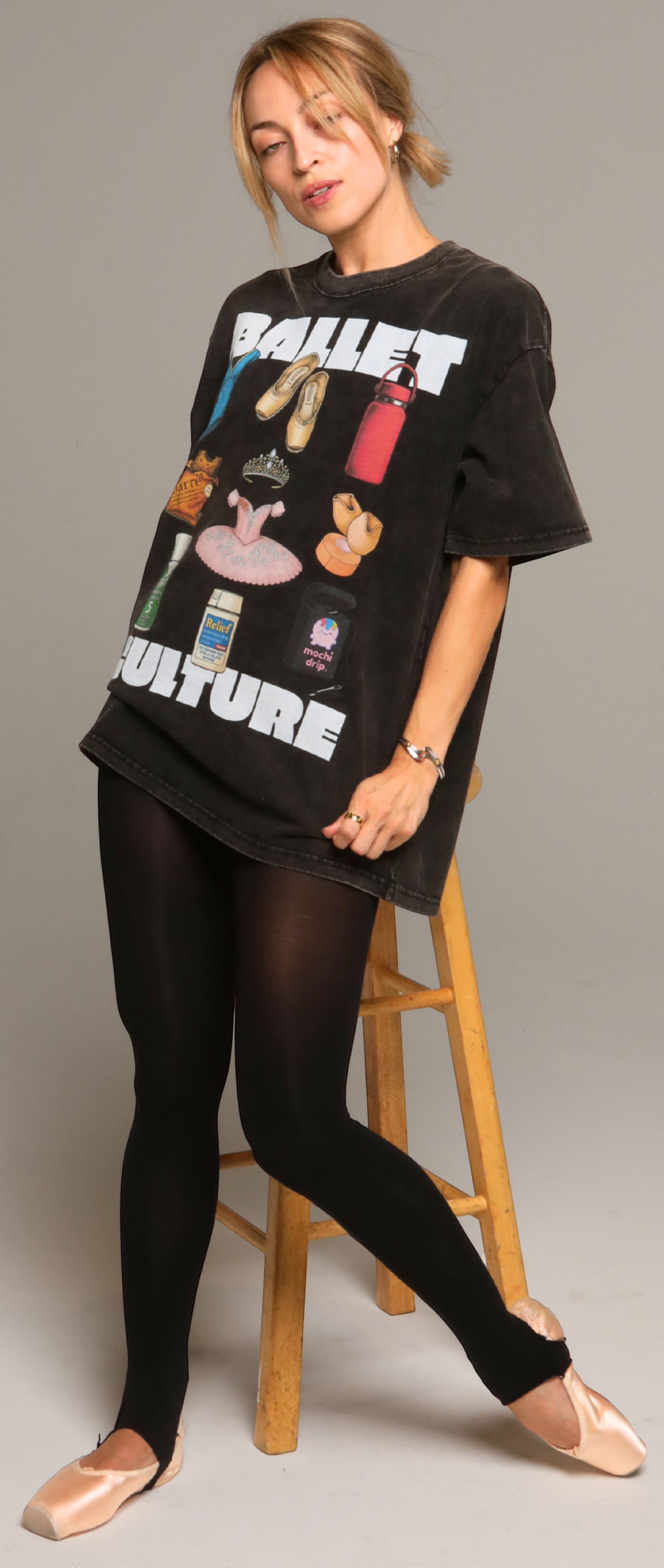 Ballet Culture Tee – Limited Edition Graphic // Women - Charcoal