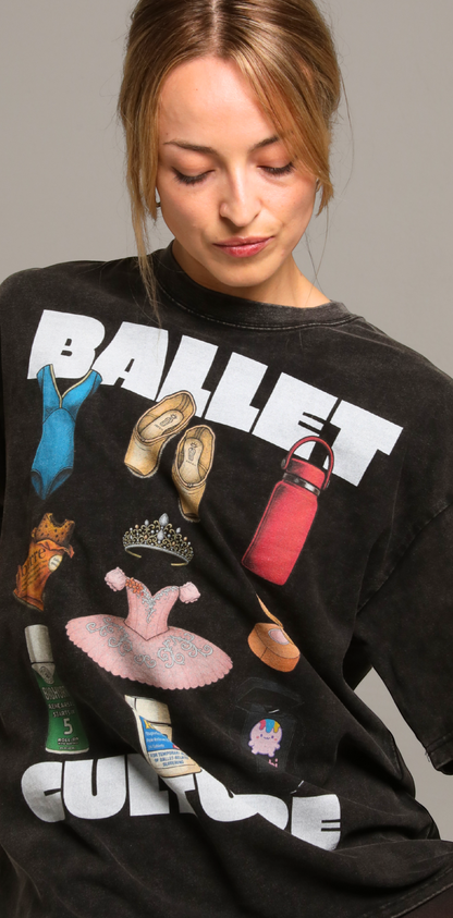 Ballet Culture Tee – Limited Edition Graphic // Women - Charcoal