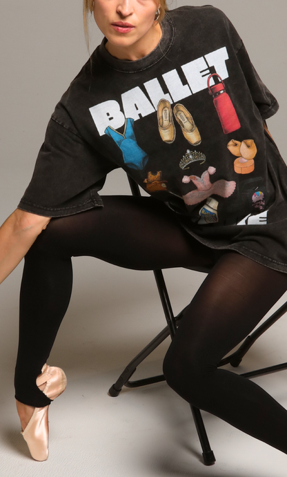 Ballet Culture Tee – Limited Edition Graphic // Women - Charcoal