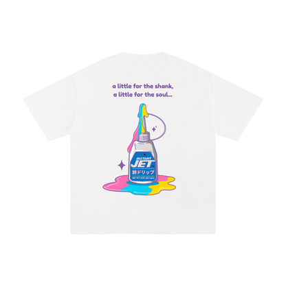 Jet Glue Tee – “A Little for the Shank, A Little for the Soul” Limited Edition Graphic