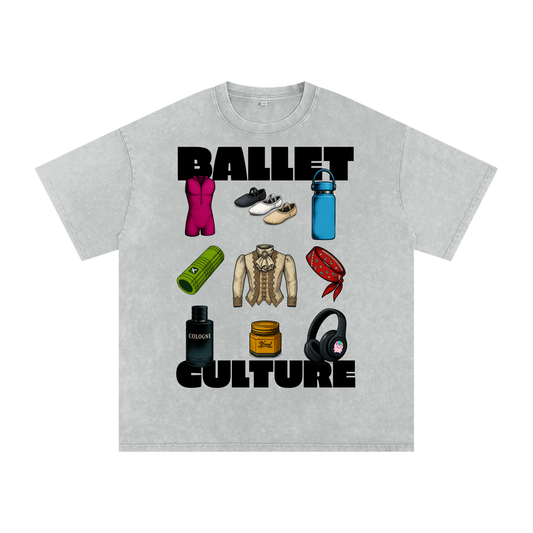 Ballet Culture Tee – Limited Edition Graphic // Men - Slate Grey